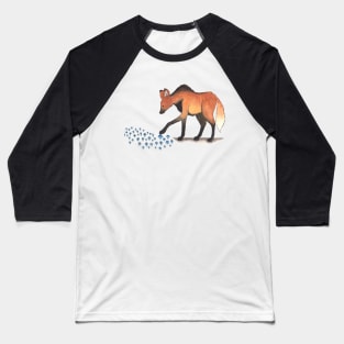 M is for Maned Wolf Baseball T-Shirt